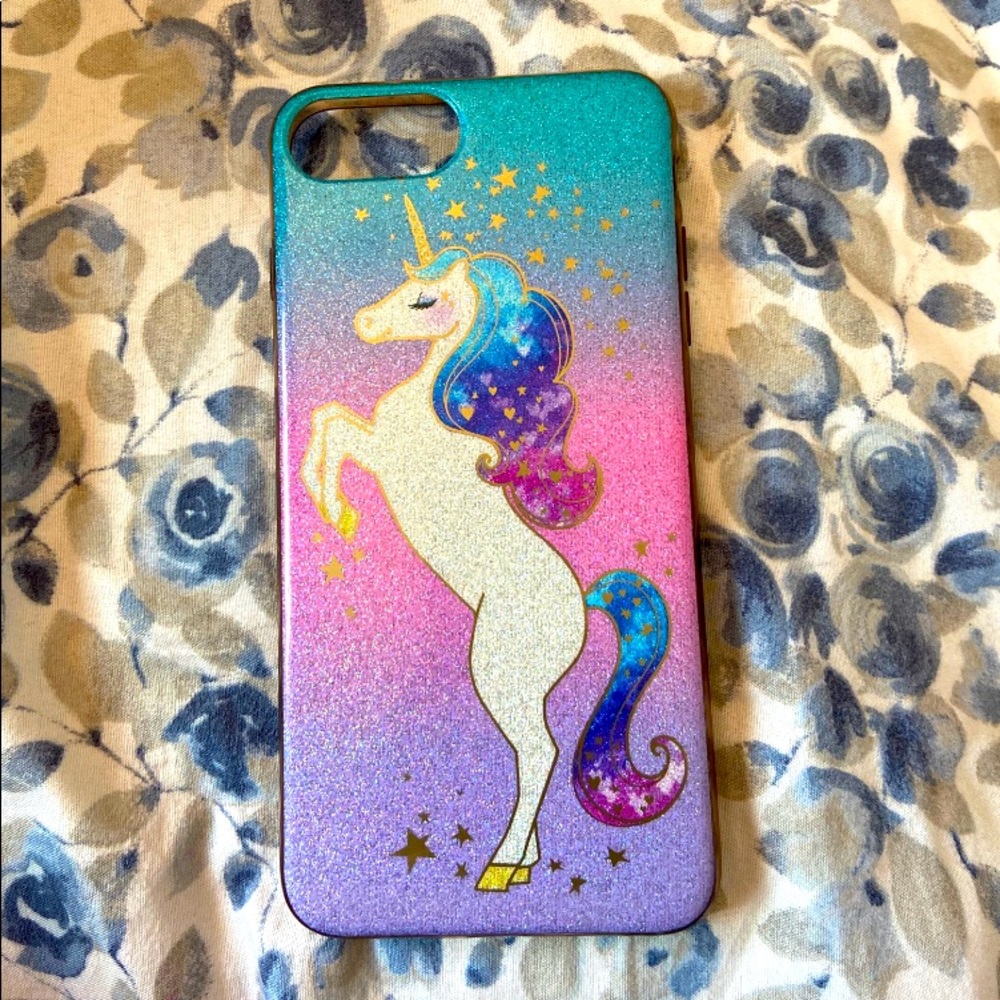 Unicorn iPhone 6 7 or 8 plus case